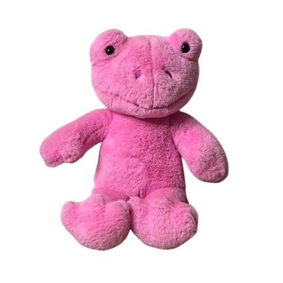 Build-A-Bear Workshop Other - Build-A-Bear Workshop Spring Pink Frog Plush Stuffed Animal 2021 B-A-B 16 inch